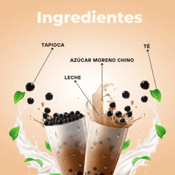 bubble tea ingredientes