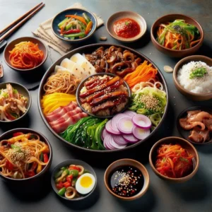 comida tipica coreana
